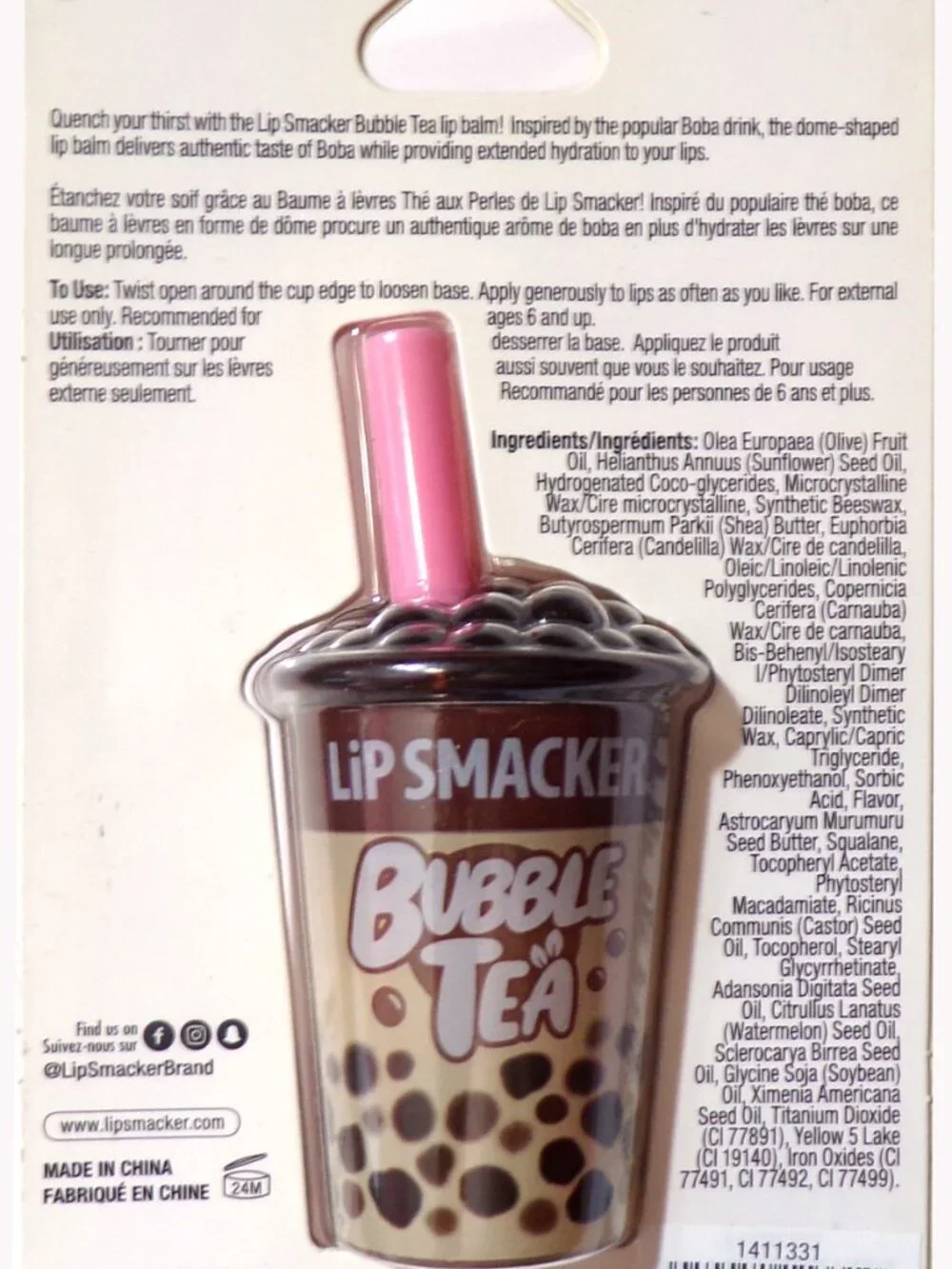 LIP SMACKER, Best Flavor Forever Bubble Tea Flavor 7.4 g/0.26 oz